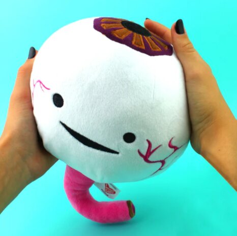 I Heart Guts plush eyeball brown