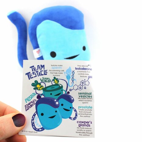 I Heart Guts - Grote teelbal (Tremendous Testicle) plush