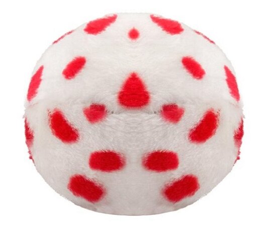 Giant Microbes pluche Measles (Mazelen - Morbillivirus)