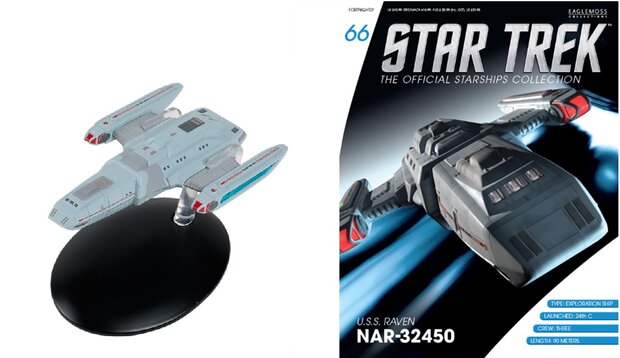 Star Trek Eaglemoss 66 USS Raven NAR-32450