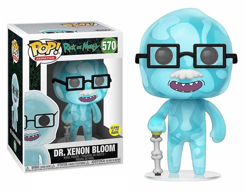 rick and morty funko pop glow in the dark
