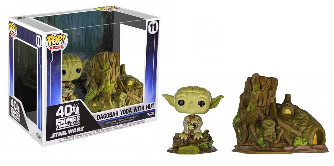 dagobah yoda with hut pop