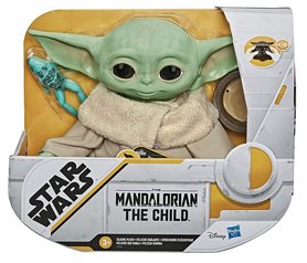 Hasbro actiefiguur - Star Wars The Mandalorian F1115 The Child Baby Yoda Talking Plush