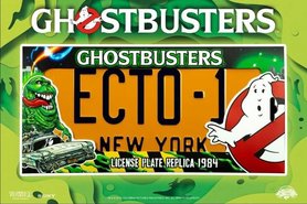 Doctor Collector metalen plaat - Scifi Ghostbusters 1984 1247 Kentekenplaat replica ECTO-1