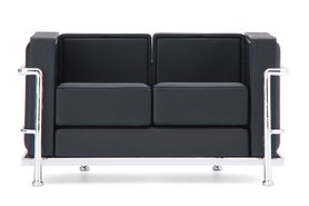 Designer Chairs Clear Package 01-LT-06 Corbusier sofa zwart