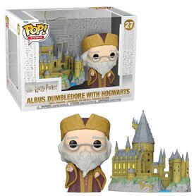 Funko vinyl figuur - Fantasy Harry Potter Pop! Town 27 Albus Dumbledore met Hoghwarts