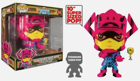 Funko vinyl figuur - Marvel Fantastic Four Blacklight Special Edition 809 Galactus met Silver Surfer