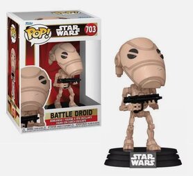 Funko Pop! Vinyl Figure - Star Wars The Phantom Menace 703 Battle Droid
