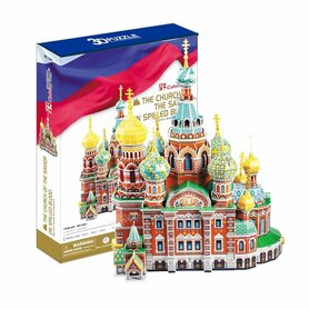 3D Puzzel: Church of the Savior on Spilled Blood (Cubic Fun)