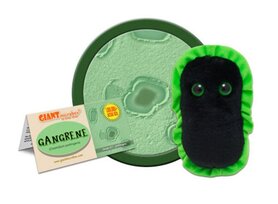 Giant Microbes plush Gangrene bacteria