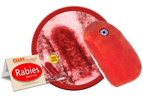 Giant Microbes plush Rabies Virus