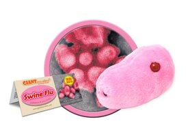 Giant Microbes pluche Swine Flu (Mexicaanse griep)