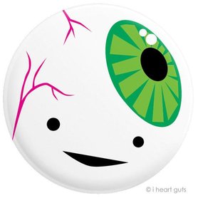 I Heart Guts - Oogbol (Eyeball) magneet