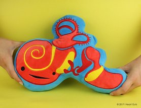 I Heart Guts Orgaan - Wetenschap biologie pluche binnenoor