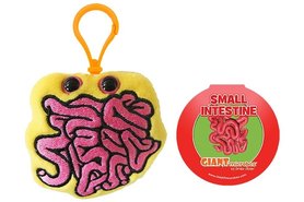 Giant Microbes Keychain - Science Biology Small Intestine