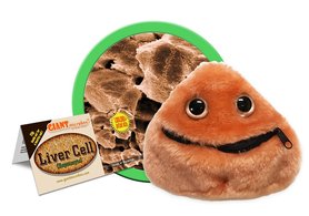 Giant Microbes plush Liver Cell (Hepatocyte with Cirrhosis)