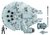 Hasbro model - Star Wars A New Hope Mission Fleet 74087 Millennium Falcon with Han Solo