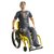 Avatar: Jake Sully action figure (long hair, Harley shirt, in wheelchair)
